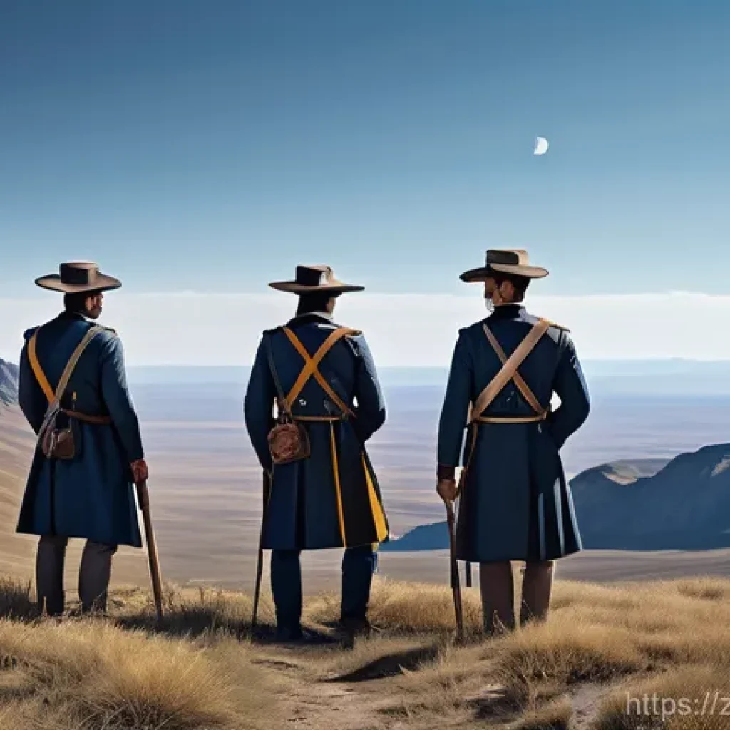 해외 파병 역사와 사례 - **Prompt 1: Historical Expedition - A New Frontier**
    "A group of diverse 19th-century explorers ...