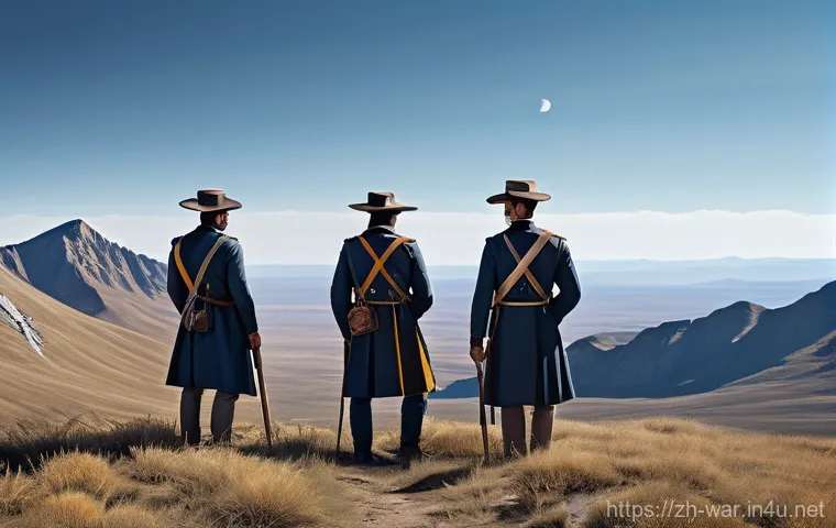 해외 파병 역사와 사례 - **Prompt 1: Historical Expedition - A New Frontier**
    "A group of diverse 19th-century explorers ...